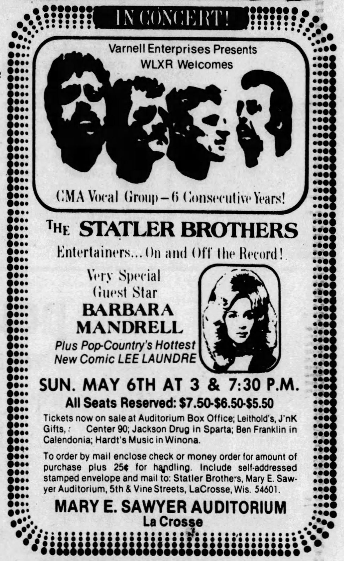 1979: Statler Brothers